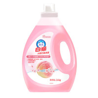 白猫 小苏打白桃樱花洗衣液2.6kg 双效去渍防暗沉