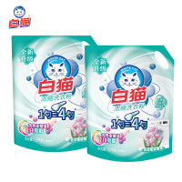 白猫 新浓缩洗衣粉1200g*2袋 丹麦进口生物酵素 共4.8斤