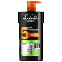 欧莱雅 男士去屑洗发露 (炭爽去油) 700ml (新老包装随机发货)