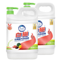白猫 经典配方洗洁精2kg*2瓶 厨房去油