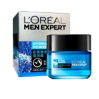 欧莱雅 男士水能保湿强润霜50ml 持久锁水 滋养补水