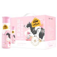 认养一头牛学生成人营养早餐 白桃燕麦味酸奶230g*10瓶/箱