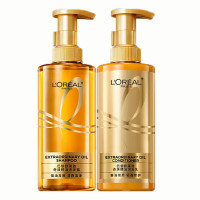 欧莱雅 奇焕精油洗护套装 大金瓶柔顺无硅油 洗发水440ml+护发素440ml