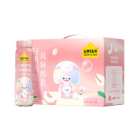 认养一头牛 白桃燕麦味酸奶PET 230g*10瓶 一提装