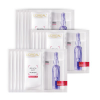 欧莱雅玻色因安瓶面膜15片 玻尿酸补水保湿 修护抗皱淡纹 膜液分离