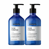 欧莱雅 头皮舒缓洗发水1500ml*2 去油控油洗发露舒缓无硅油平衡头皮油脂
