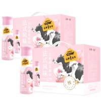 认养一头牛学生成人营养早餐 白桃燕麦味酸奶230g*10瓶/箱*2提