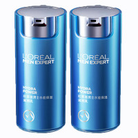 欧莱雅 男士水能保湿补水玻尿酸乳 50ml*2(乳液面霜保湿护肤清爽不黏腻)