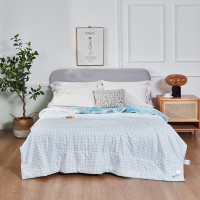 唐纳家纺雅之情夏被-四方格面 料:100%聚酯纤维 填充物:100%聚酯纤维 180×200cm/900g