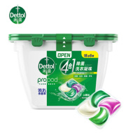 滴露 除菌洗衣凝珠四合一18+6颗*5盒(雨后青草香型)