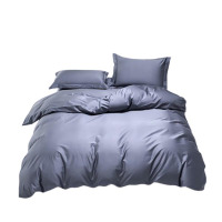 唐纳家纺长绒棉四件套-绅士灰 被 套:200*230CM 床 单:245*250CM 枕 套:48*74CM*2