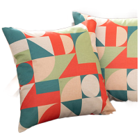 唐纳家纺棉麻抱枕(花色随机) 面 料:棉麻 填充物:聚酯纤维 45×45cm