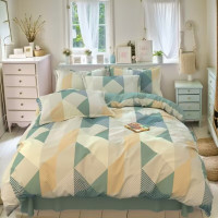 红豆家纺HODO-爱家套件-风华全棉被套200x230cm 床单230*245cm 枕套48x74cm*2