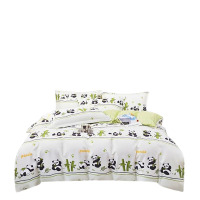 唐纳家纺生态暖绒四件套-国宝翠竹 被 套:200*230CM 床单:230*250CM 枕套:48*74CM*2