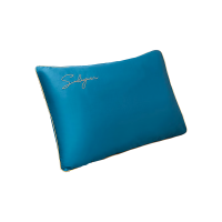 唐纳家纺长绒棉绣花枕套 (一对) 宾利兰 48×74cm