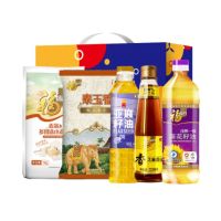 福临门 颂福到家粮油组合 2000g+1520ml 大米葵花籽油芝麻香油小麦粉