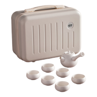 唯都 家用简约茶杯茶壶套装 休闲静坐待客 青云之上茶具套装 W-S411