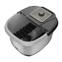 勒德威 足浴盆 加热按摩泡脚洗脚盆加热自动按摩泡脚桶加热恒温泡脚高深桶 F211