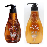 滋源(seeyoung) 生姜强韧修护馨香洗护套装 滋润修护 洗400ml+护400ml