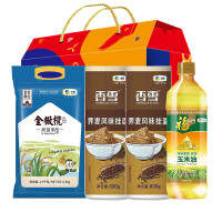 福临门 中粮粮油套装4100g+900ml 丝苗米 玉米油