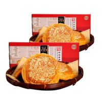 荣欣堂 山西特产 传统糕点 饼干面包 太谷饼 红枣味(70g*30袋)2100g*2