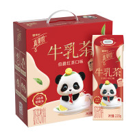 蒙牛 真果粒牛乳茶伯爵红茶口味奶茶饮料康美笑脸包220g×10包