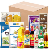 海天 甄选调味粮油礼盒 4500ml+7200g 酱油料酒大米黑米团购福利