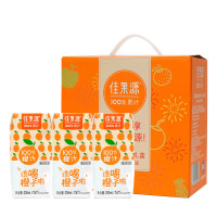 佳果源 100%橙汁200ml*12瓶礼盒装 酸甜可口清凉一夏