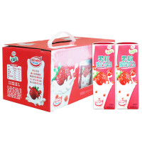 伊利 优酸乳果粒酸奶饮品 草莓味245g*12瓶 整箱