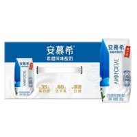 伊利 安慕希希腊风味酸奶原味205g*12瓶 多35%蛋白质