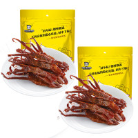 周黑鸭(ZHOUHEIYA)卤鸭舌60g*2袋 真空独立小包装 武汉特产麻辣肉类零食小吃
