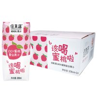佳果源 蜜桃复合果汁200ml*24瓶/箱 100%果汁