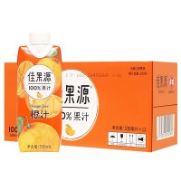 佳果源 橙汁330ml*12瓶/箱 100%果汁