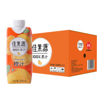 佳果源 100%橙汁 橙香浓郁酸甜可口 330ml*12瓶 整箱装