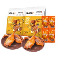 煌上煌 卤鸭脖60g*2+卤鸭腿80g*2+五香卤蛋30g*4 肉类组合装