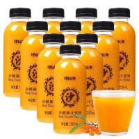 吕梁野山坡 沙棘汁饮料350ml*10瓶/箱 生榨沙棘果汁原浆含量40%