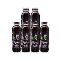吕梁野山坡 蓝莓汁 350ml*6瓶 饮料系列圆瓶果汁饮料宴席 山西特产