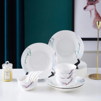 唯都 餐具整套 吃饭碗碟盘勺子面碗家用 水韵江南餐具W-S012
