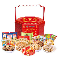 徐福记 糖点世家礼盒1018g 新年糖果综合糕点礼盒 公司团购