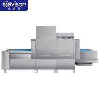 史蒂芬 FT-2ASN2 长龙式洗碗机 商用洗碗机 大型酒店食堂餐厅饭店大容量刷碗机厨房设备 单缸单喷带烘干 380V