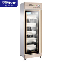 史蒂芬 SDF-GTP420B1 单门毛巾消毒柜 容量420L 220V 紫外线消毒 机械款定时开关 宽边铝大暗拉手