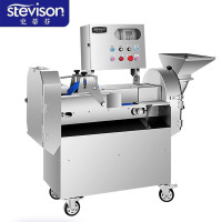 史蒂芬(stevison)商用220V多功能智能切菜机 饭店厨房蔬菜切丁切粒土豆切片切丝机豆角切段机DQ-PS85