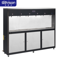 史蒂芬(stevison)节能饮水机 商用开水器柜式 一开五温 三级过滤 380T 6KW 不锈钢 Tx-6G