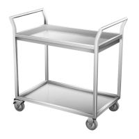 史蒂芬 SDF-SC85 双层餐车 800*500*900mm(整体焊接) 304不锈钢 单位:台
