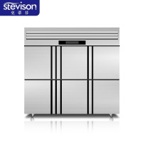 史蒂芬(stevison)商用六门冰柜 全冷藏1485L 不锈钢 XSX1485-1C