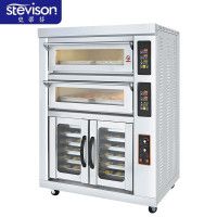 史蒂芬SDF-DEDLF-24C组合烤箱/二层四盘电烤箱+12盘醒发箱/380V3N~ 15800W 116L 不锈钢