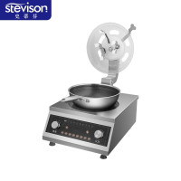 史蒂芬 DLB-TBS30 台式上搅拌平底锅炒菜机功率:3.5-5kW; 电压:220V 不锈钢 单位:台