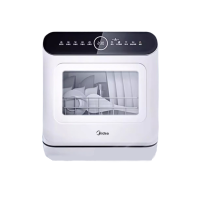 美的(Midea)台式洗碗机台上免安装家用厨房小型洗碗机迷你全自动水果 M10Pro 不含安装
