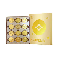 徐福记(Xu fuji) 招财金币礼盒450g(36枚)糖果礼盒春节大礼包 团购福利