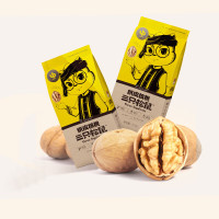 三只松鼠(Three Squirrels) 大头装纸皮核桃210g*2包 办公室坚果零食